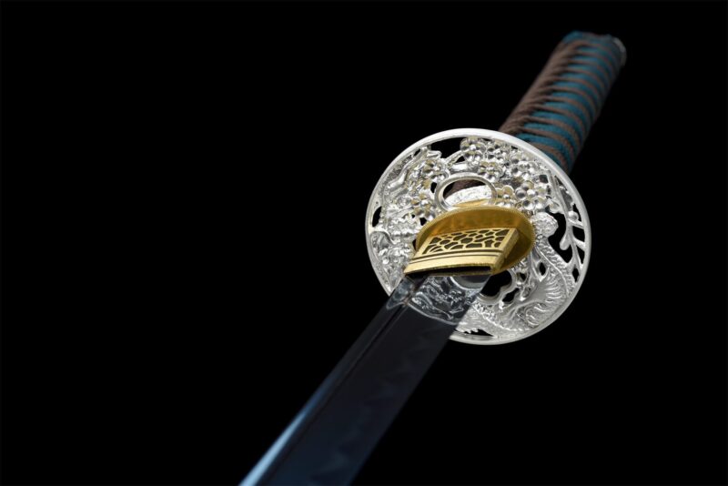 Aokiba Katana Sword (青牙) - Blue Fang