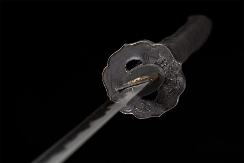Damascus Katana Sword With Real Hamon
