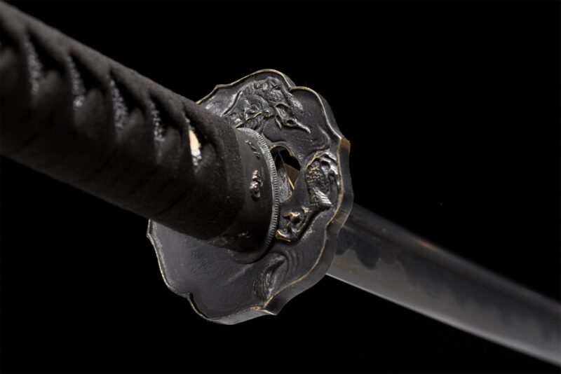 Damascus Katana Sword With Real Hamon