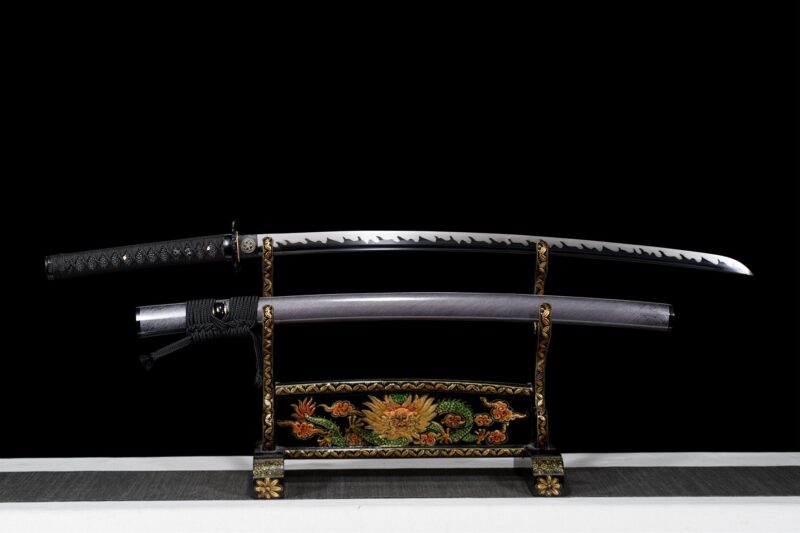 Kokubyaku Katana Sword (黒白) - Black And White