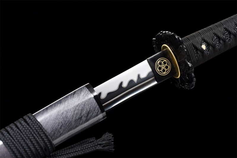 Kokubyaku Katana Sword (黒白) - Black And White
