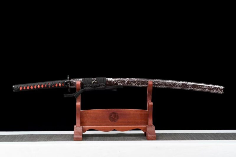 Shikihana Katana Sword (紫花) – Deep Red Flower