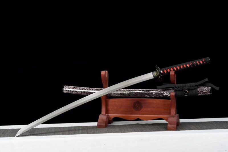 Shikihana Katana Sword (紫花) – Deep Red Flower